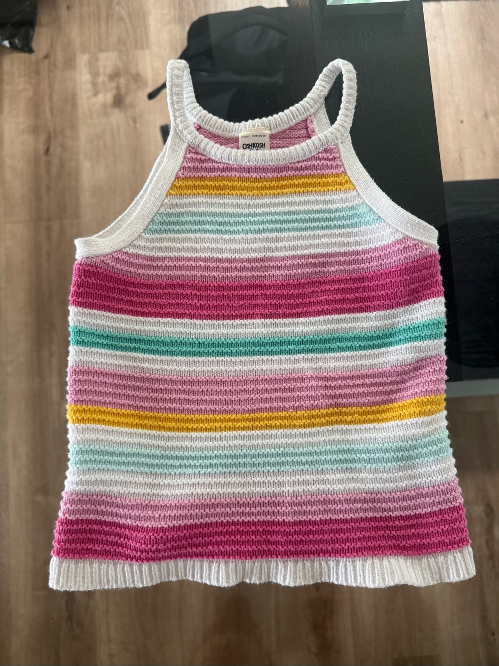 🌈OshKosh B'gosh Pastel Striped Knit Tank Top - 2T